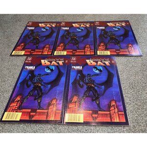 5 BATMAN: SHADOW OF THE BAT #35 Kitson McCarthy NM 1995 DC Comic Book Lot Troika